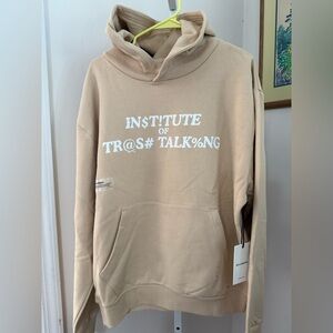 Students. Institute of Trash Talking Hoodie. NWT . Size Large. Unisex.